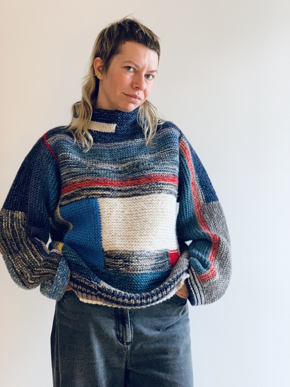 светр ручної в'язки